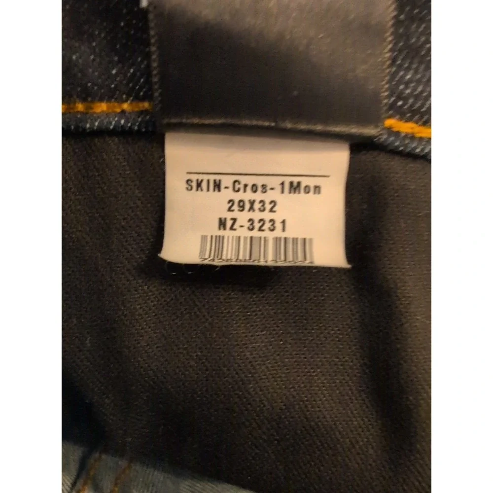 Mott & Bow Skinny Wooster Jeans Mens 29X32 Blue 5 Pocket Stretch Dark Wash Denim